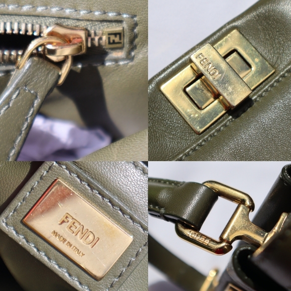 ☆SOLD☆ Fendi Iconic Mini Peekaboo Handbag - Picture 3 of 13